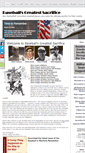 Mobile Screenshot of baseballsgreatestsacrifice.com